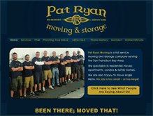 Tablet Screenshot of patryanmoving.com